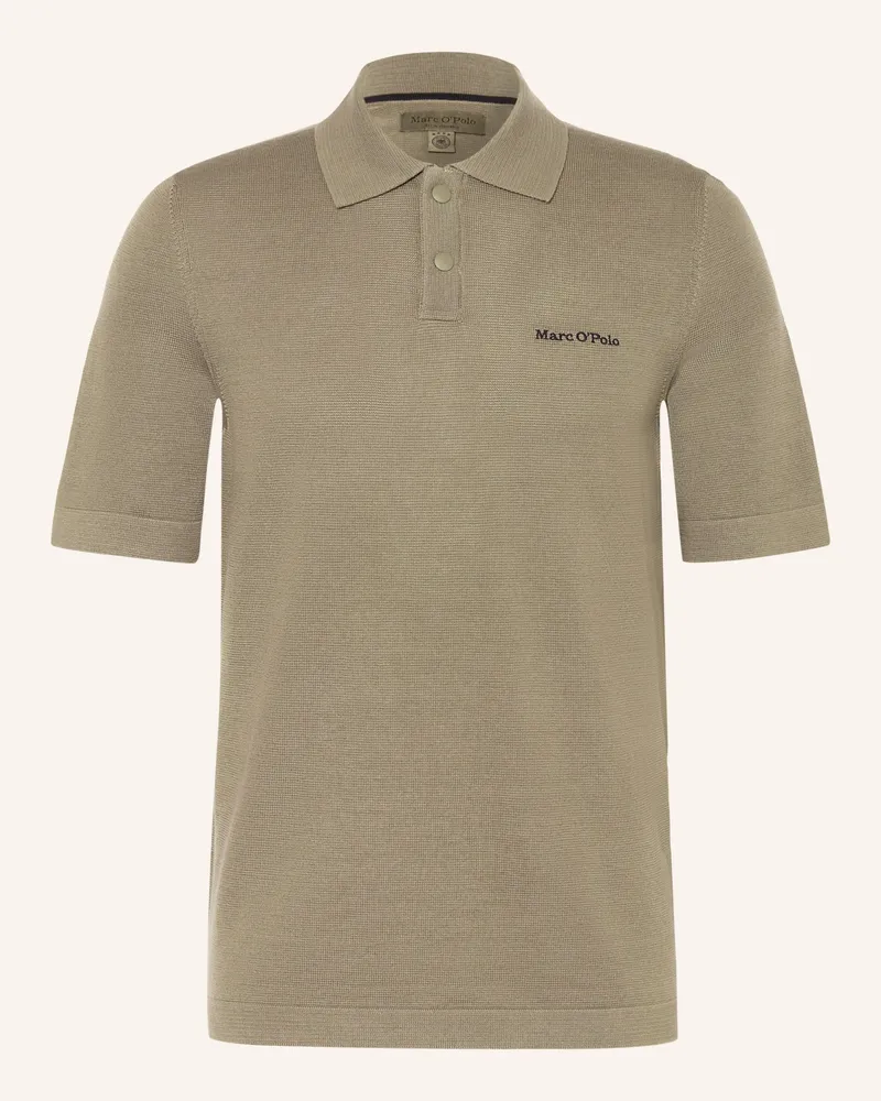 Marc O'Polo Strick-Poloshirt beige Taupe