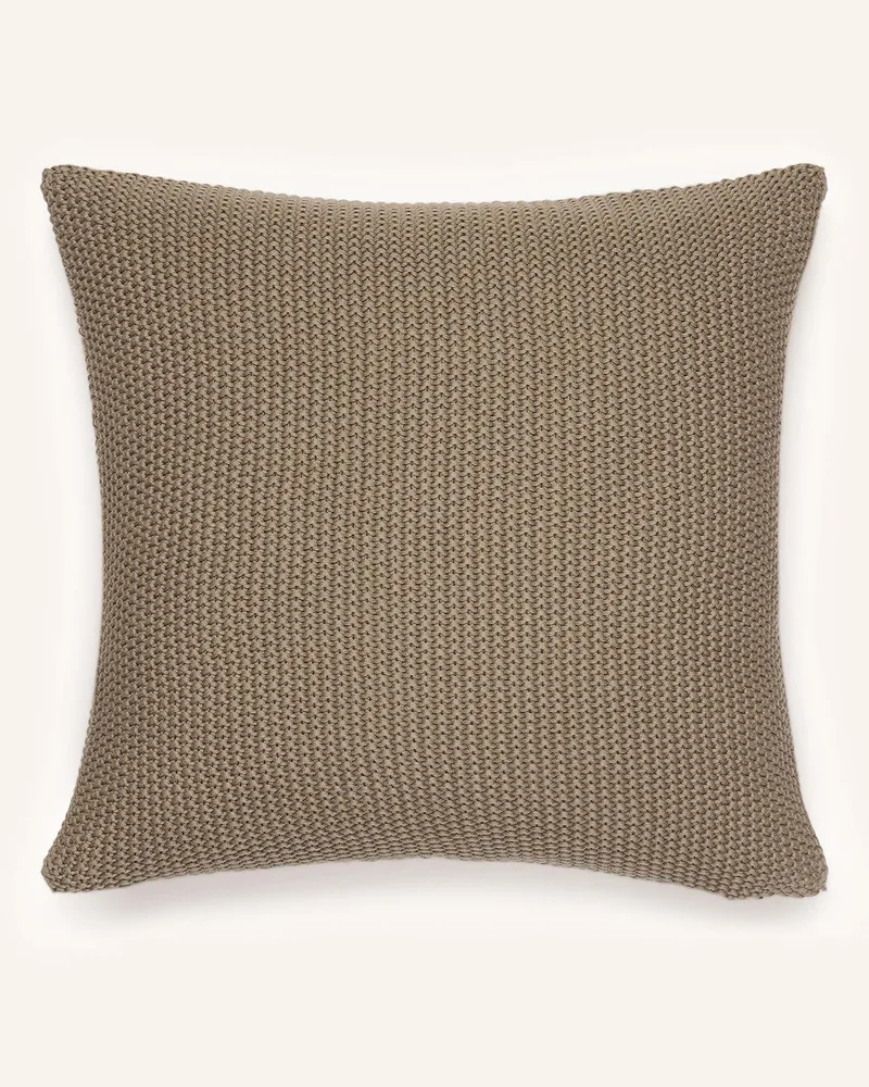 Marc O'Polo Dekokissen NORDIC KNIT Braun