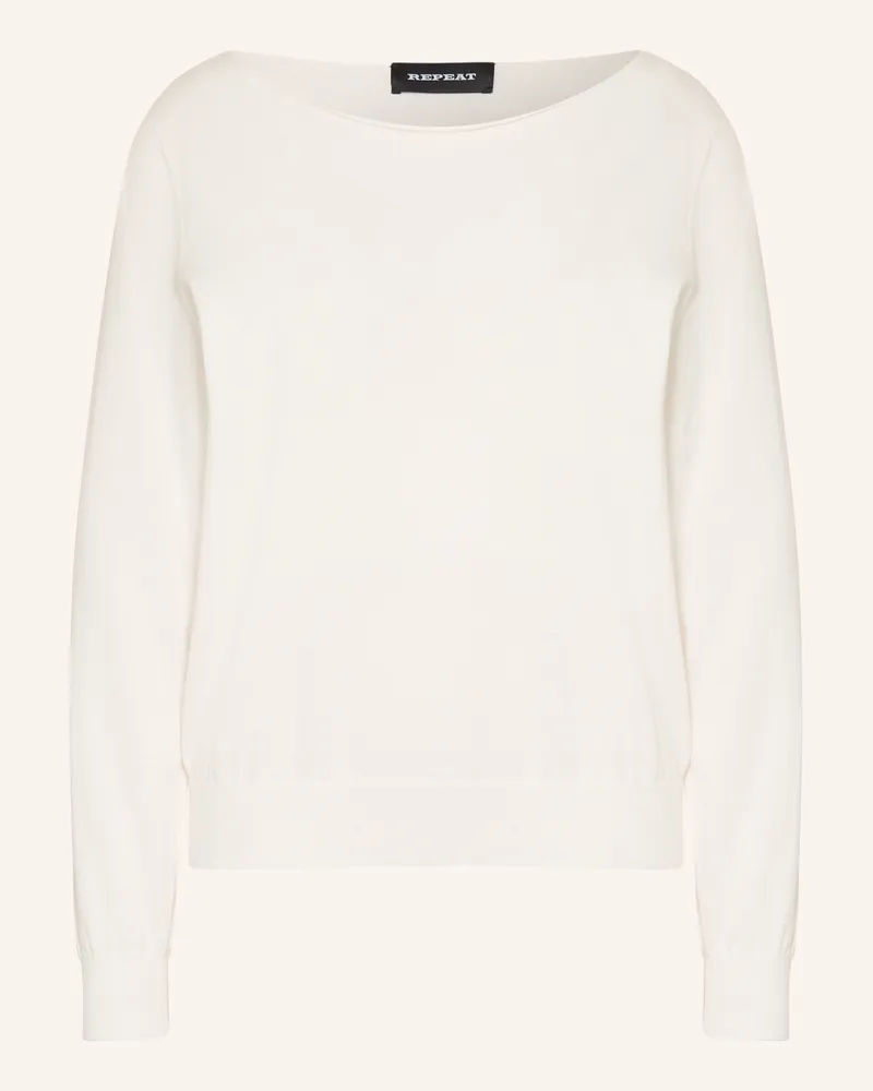 Repeat Pullover Weiss