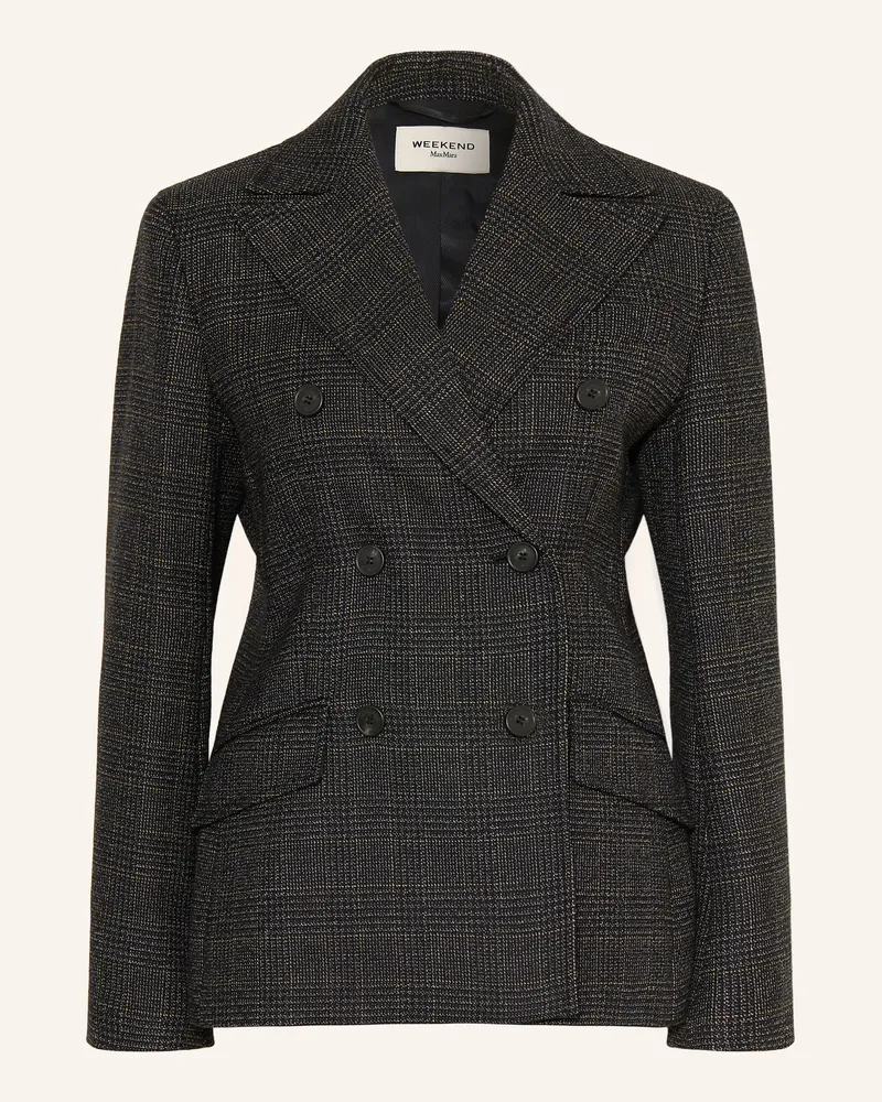 Max Mara Blazer Occhio grau Dunkelgrau