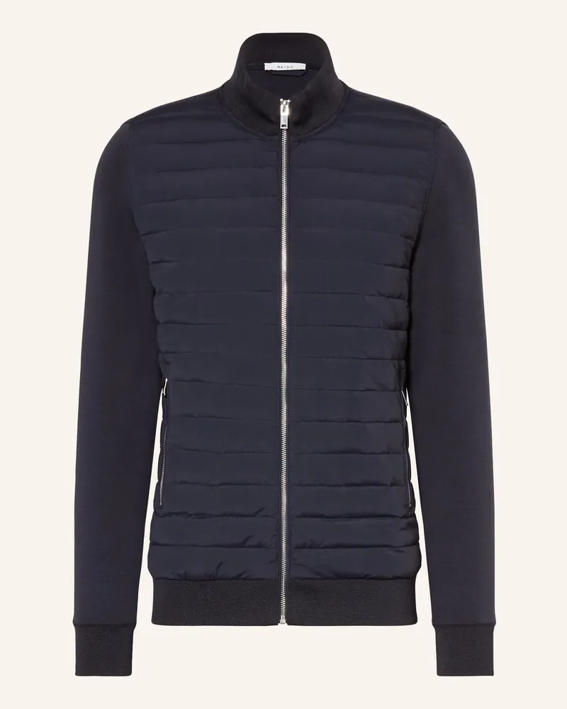 Reiss Steppjacke FREDDIE im Materialmix Blau