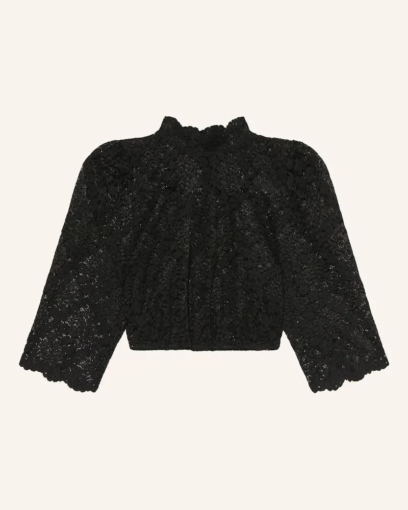 Sportalm Dirndlbluse schwarz Schwarz