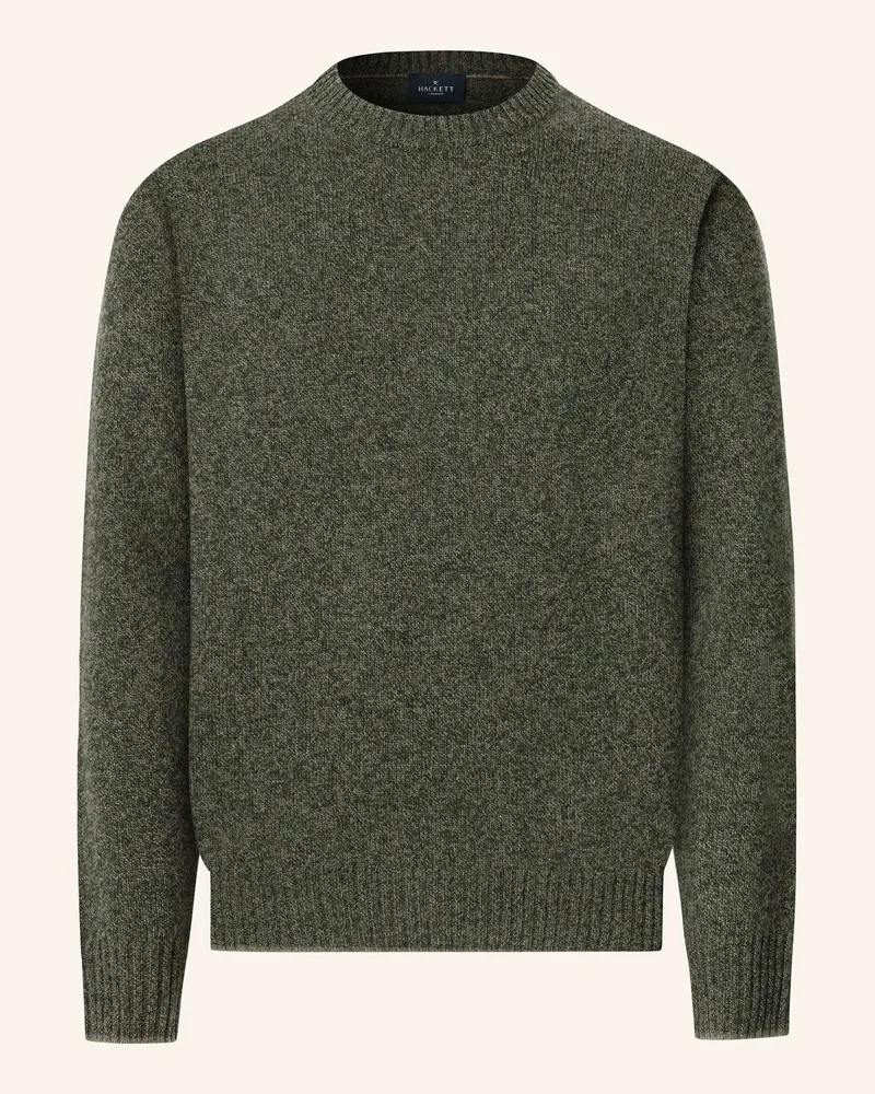 Hackett Pullover MOULINE CREW Grün
