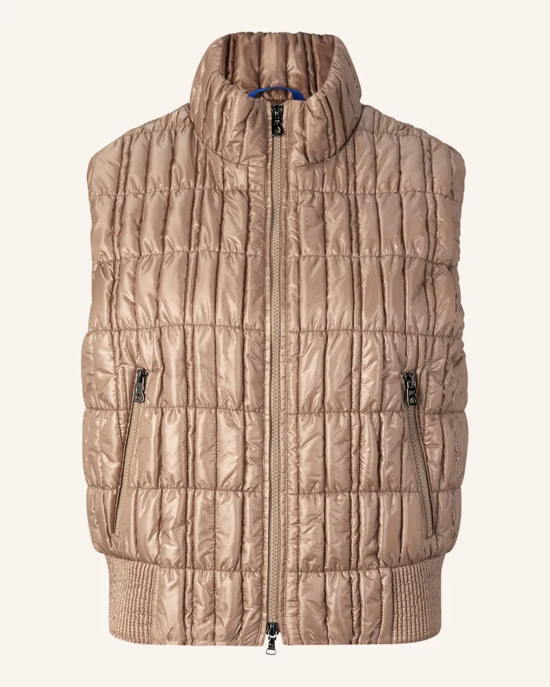 Bogner Steppweste braun Camel