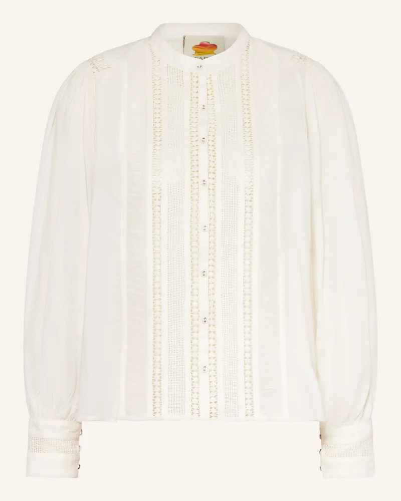 FARM Rio Bluse mit Spitze Ecru