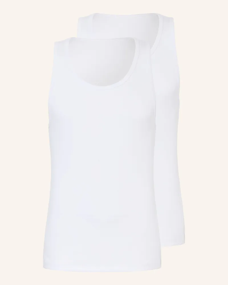 Arket 2er-Pack Unterhemden weiss Weiss