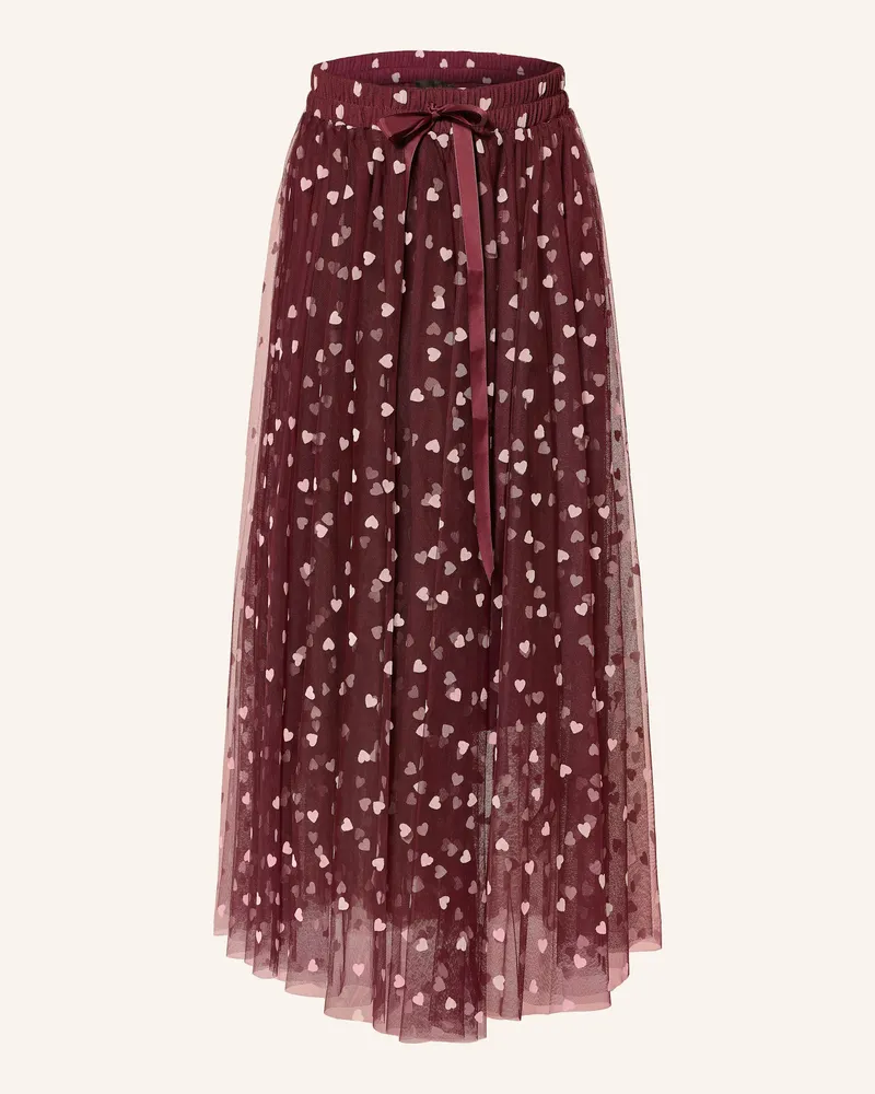 Miss Goodlife Tüllrock Dunkelrot