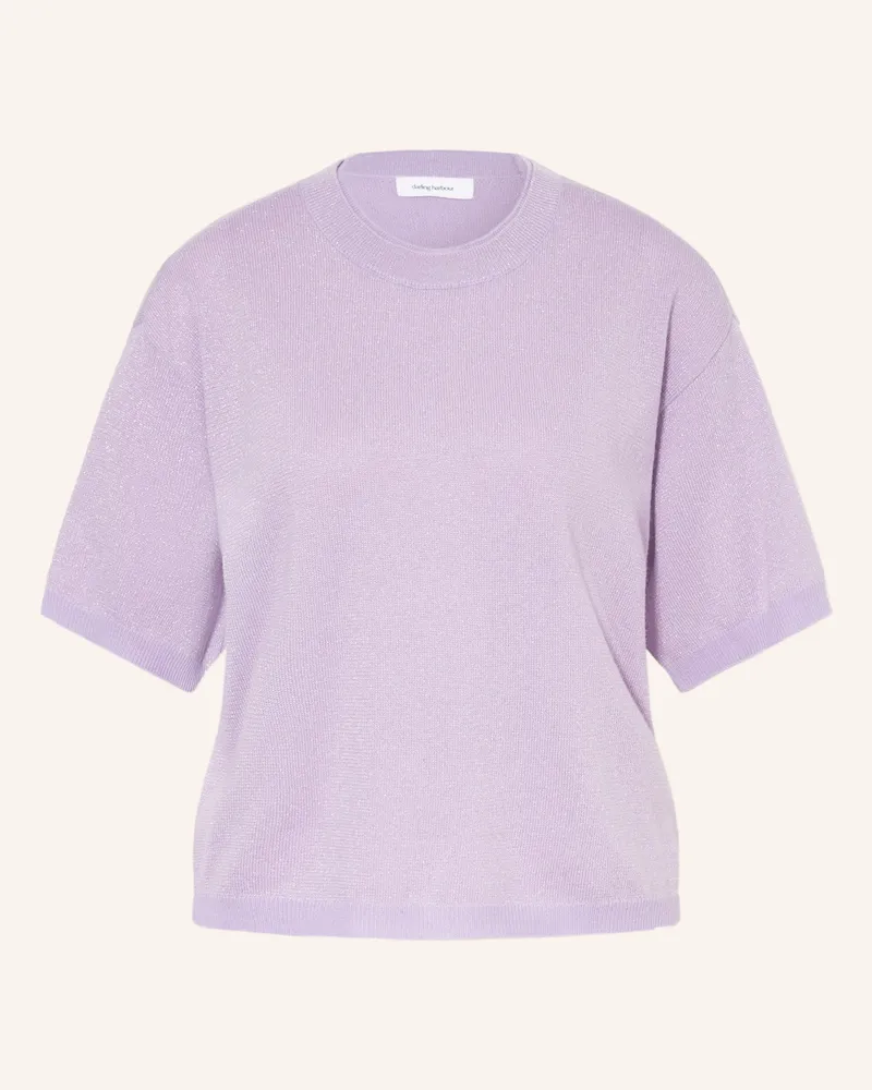 Darling Harbour Strickshirt aus Cashmere mit Glitzergarn Lilac