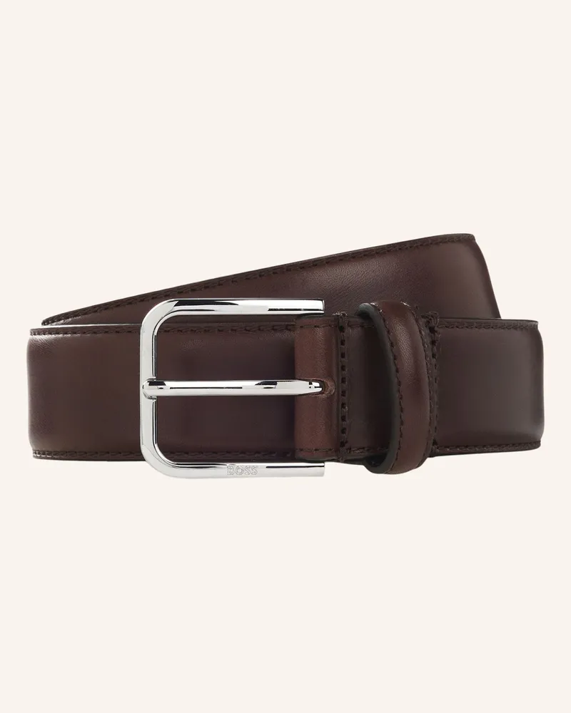 HUGO BOSS G�Rtel Madison-B1_Vlst_Sz35 braun Dunkelbraun