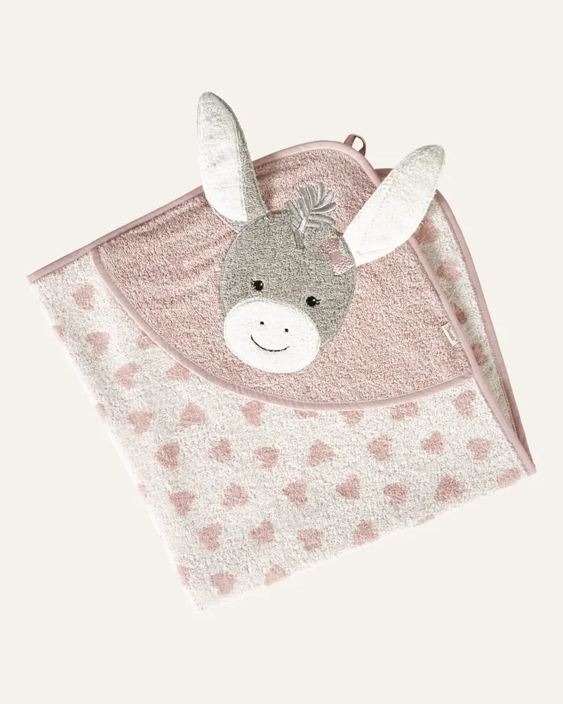 Sterntaler Motiv-Kapuzenbadetuch Emmi Girl pink Hellrosa