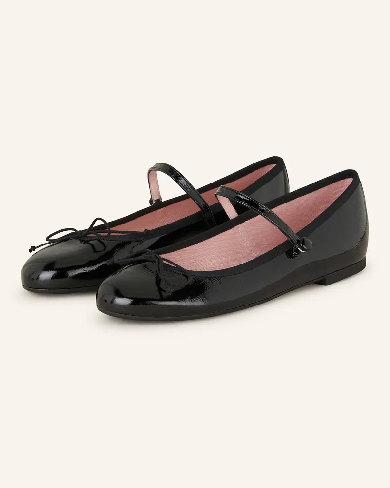 Pretty Ballerinas Mary-Jane-Ballerinas IPNOTIC aus Lack Schwarz