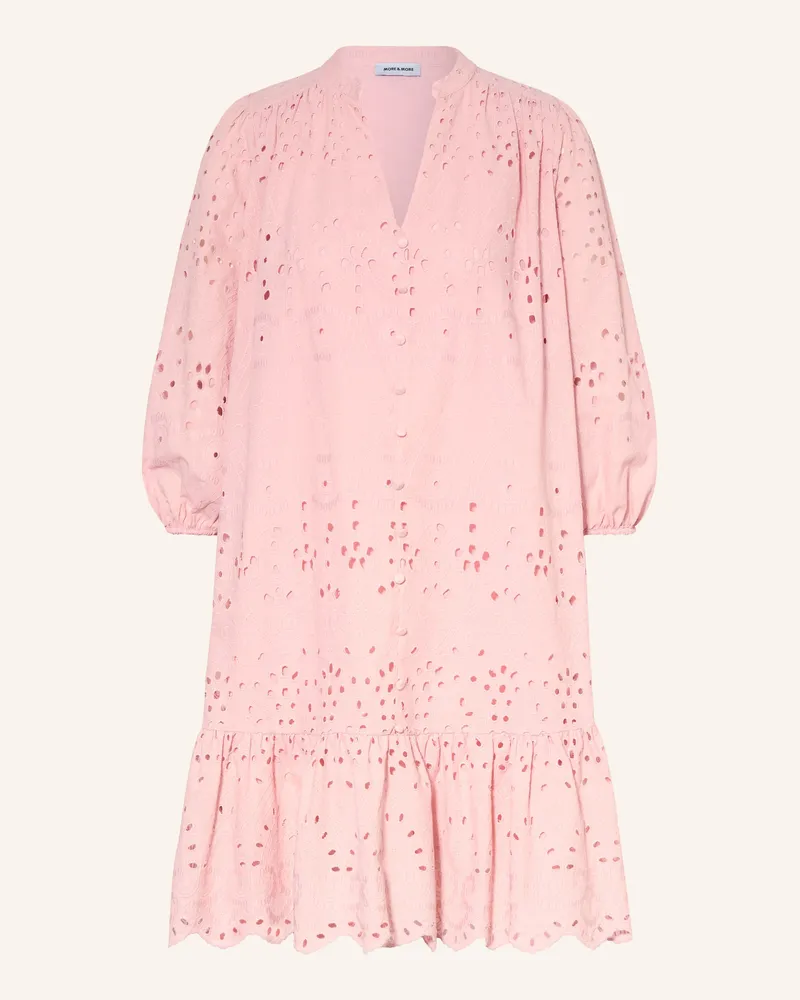 More & More Kleid Aus Lochspitze Mit 3/4-Arm rosa Rosé