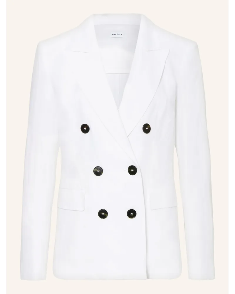 MARELLA Leinenblazer AFIDE Weiss