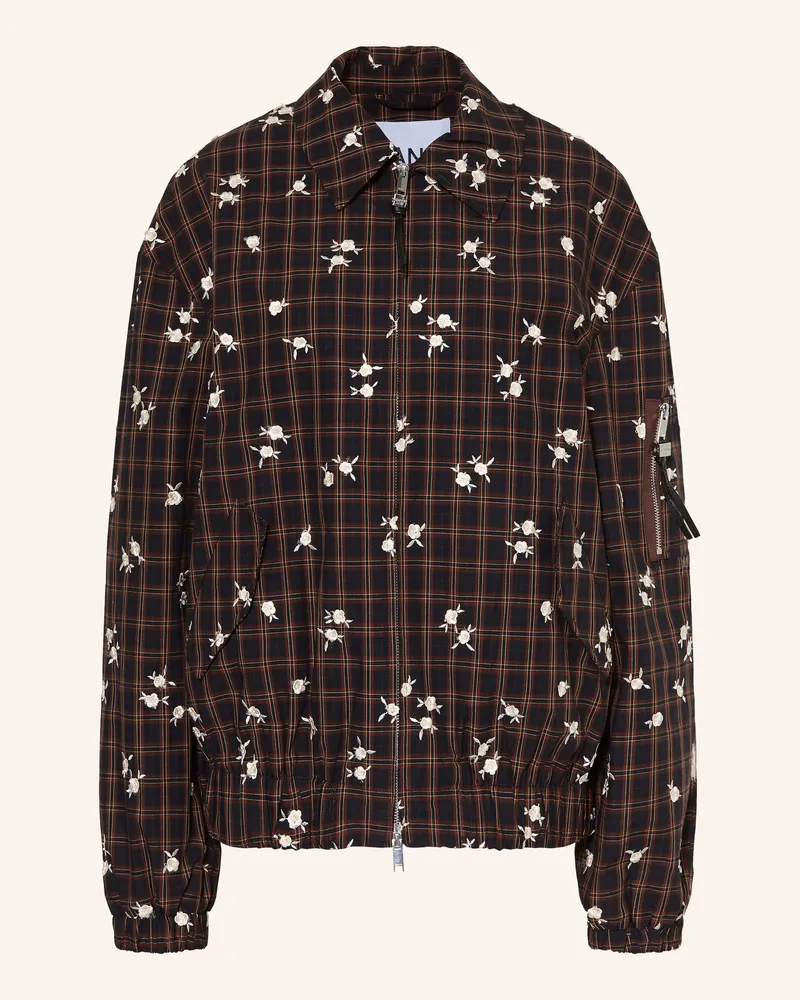 Ganni Blouson braun Braun