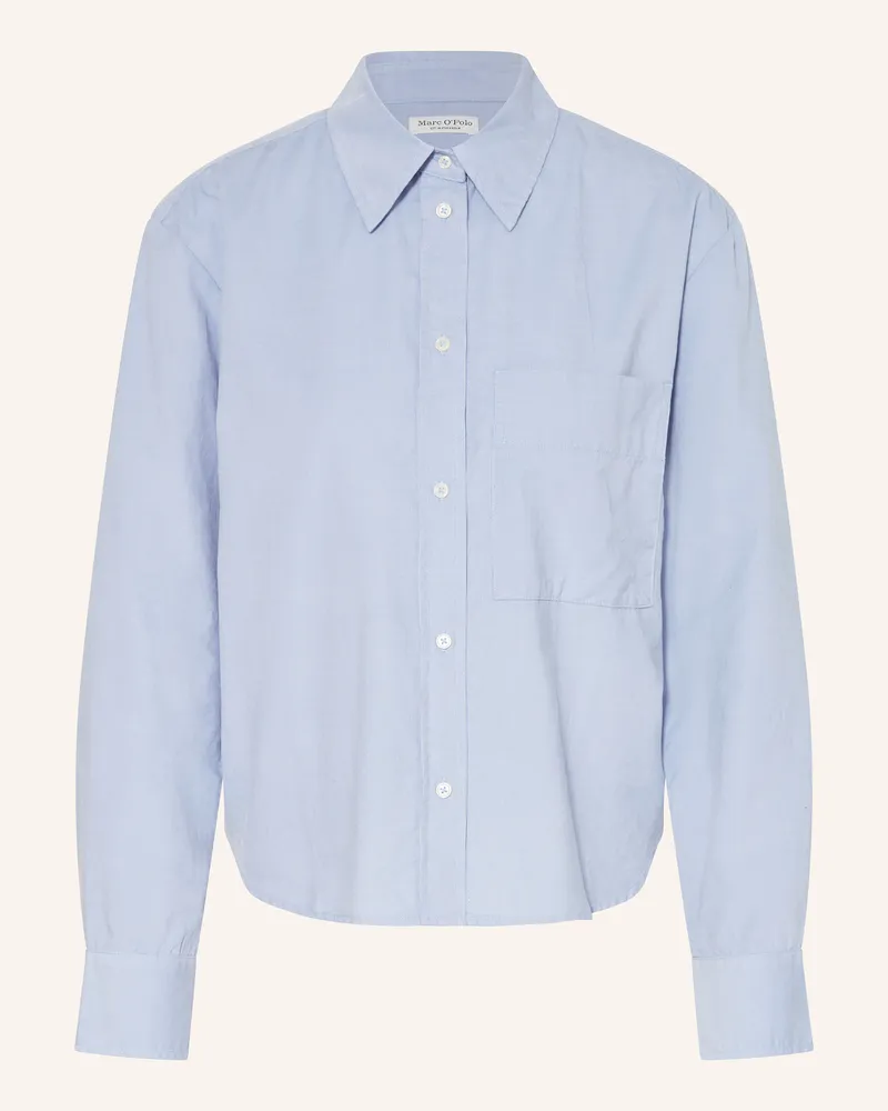 Marc O'Polo Hemdbluse Aus Cord blau Hellblau