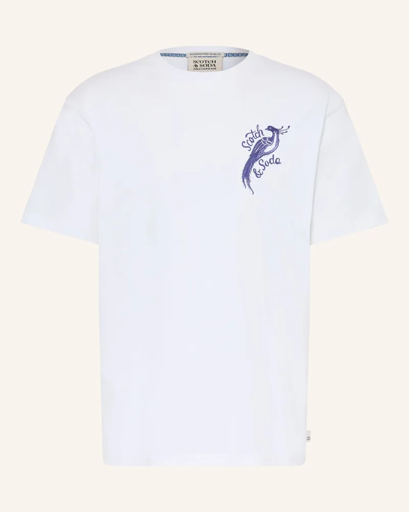 Scotch&Soda T-Shirt weiss Weiss