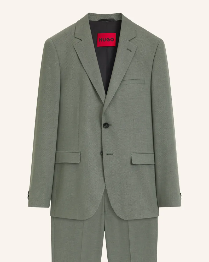 HUGO BOSS Anzug Arti-Hesten Extra Slim Fit gruen Grün