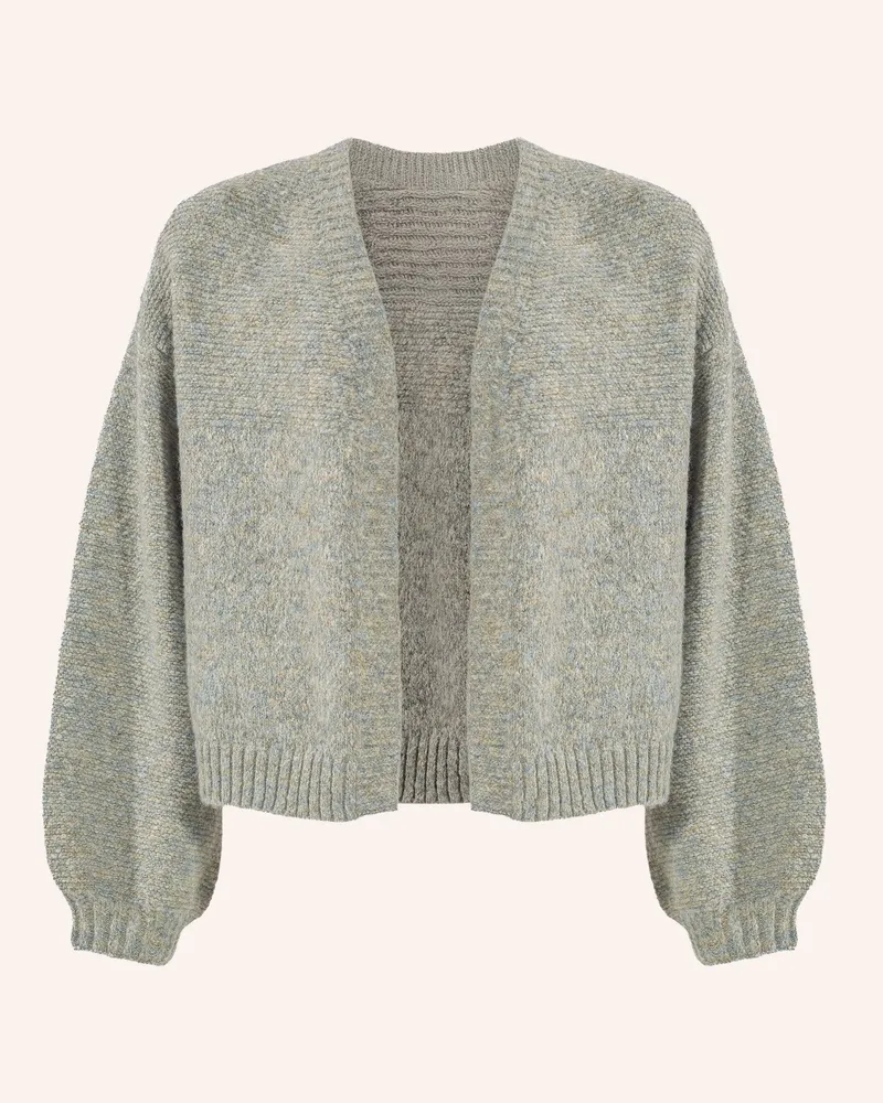 ADLYSH Oversized Cardigan Mit Wolle grau Grau