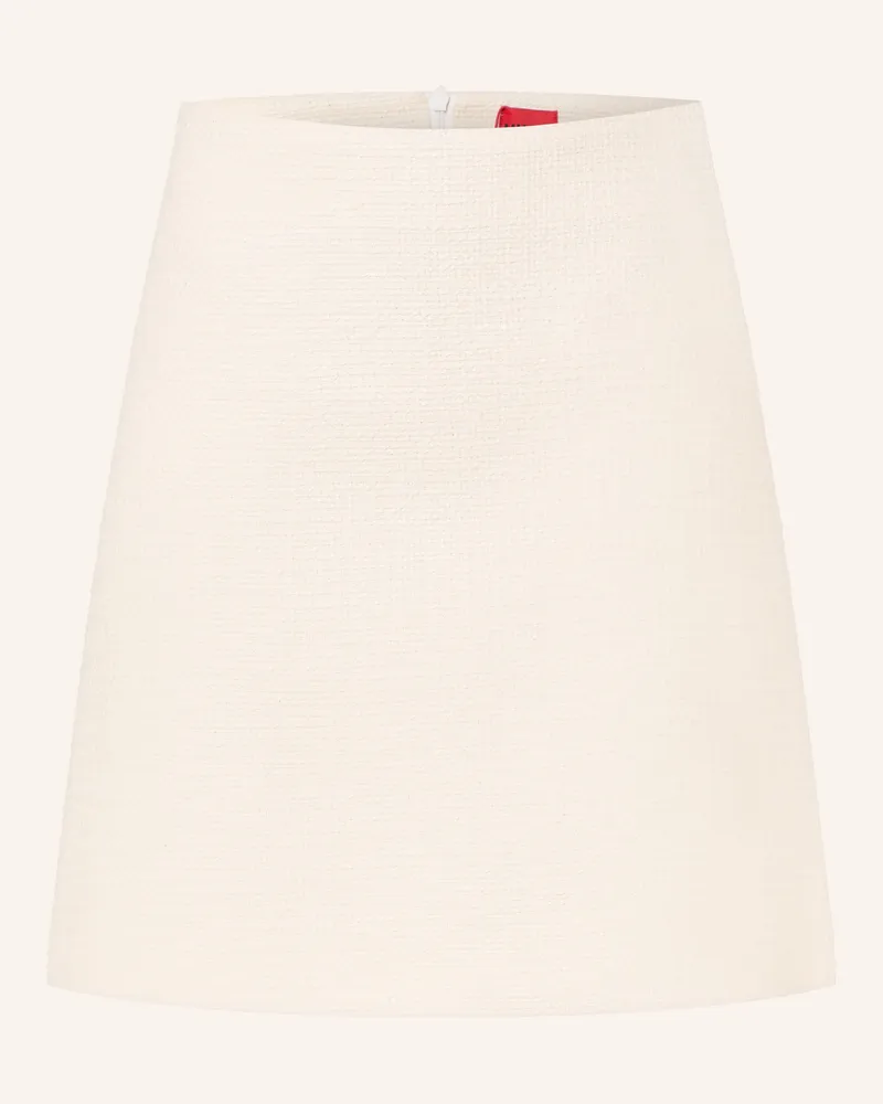 HUGO BOSS Bouclé-Rock Romesa weiss Weiss