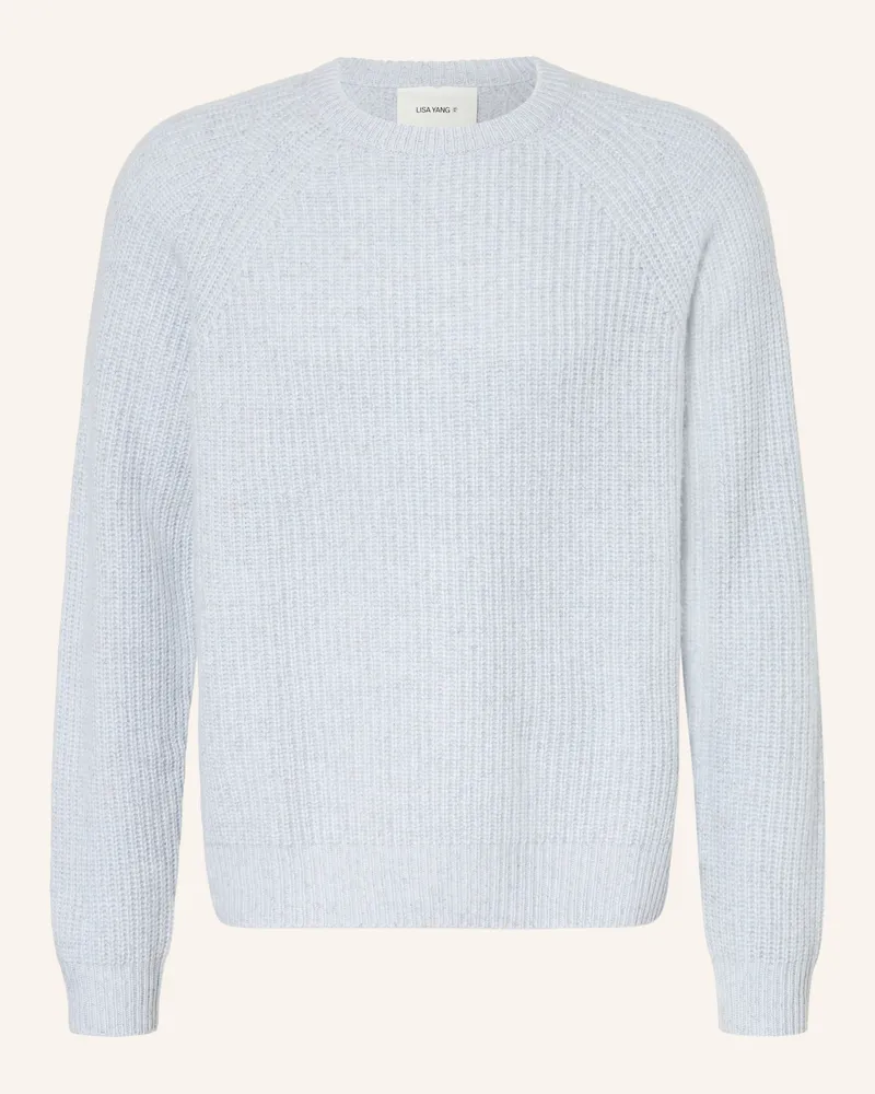 Lisa Yang Cashmere-Pullover SOREN Hellblau