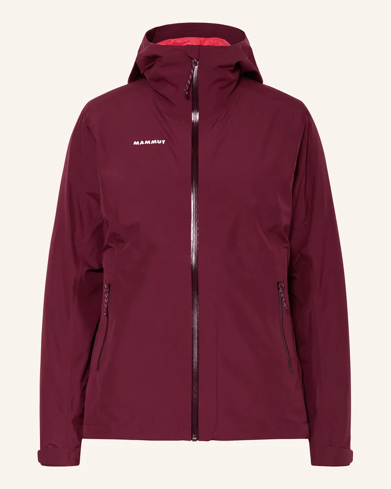 Mammut Hardshell Doppeljacke ALTO LIGHT 3 IN 1 HS mit Kapuze Dunkelrot