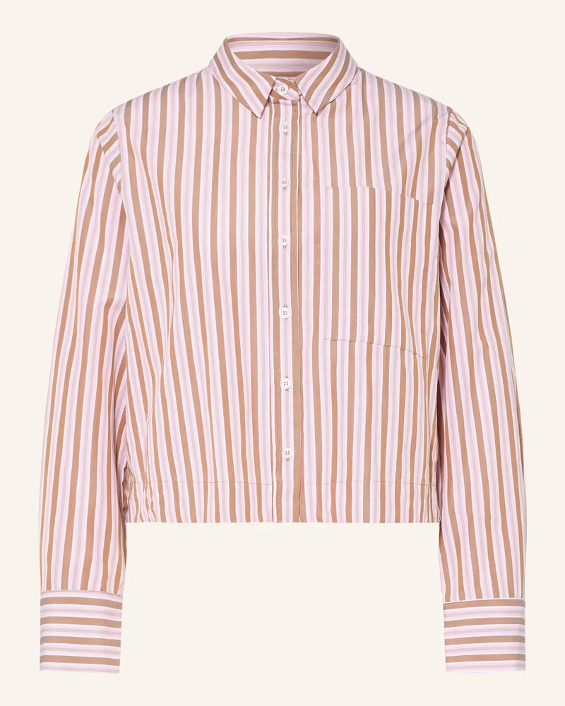 lilienfels Hemdbluse rosa Braun