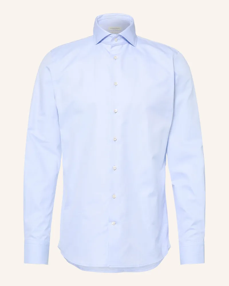 Profuomo Hemd Slim Fit blau Hellblau