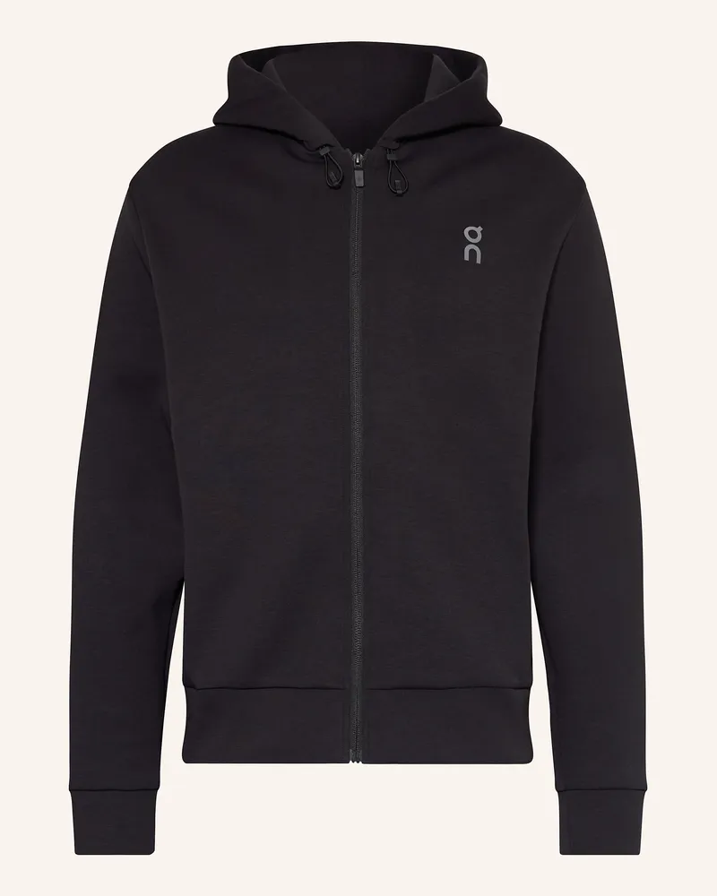 ON Sweatjacke Focus Tech Zip Hoodie schwarz Schwarz