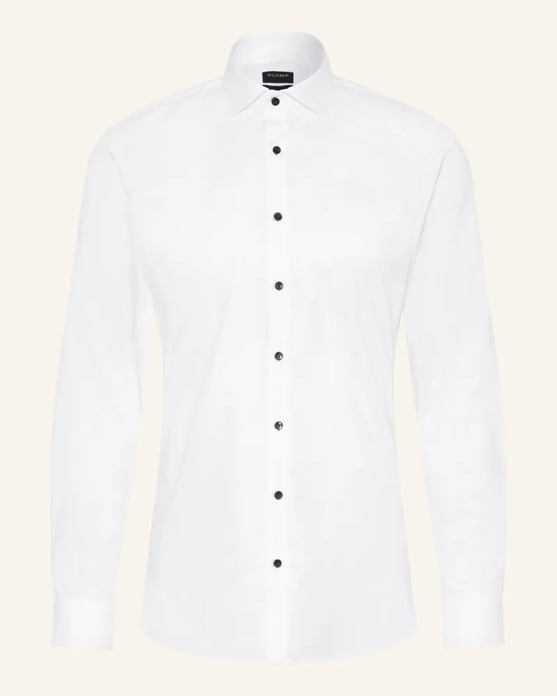 Olymp Hemd No. Six Super Slim weiss Weiss