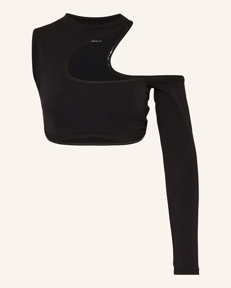 Sweaty Betty Cropped-Top Schwarz