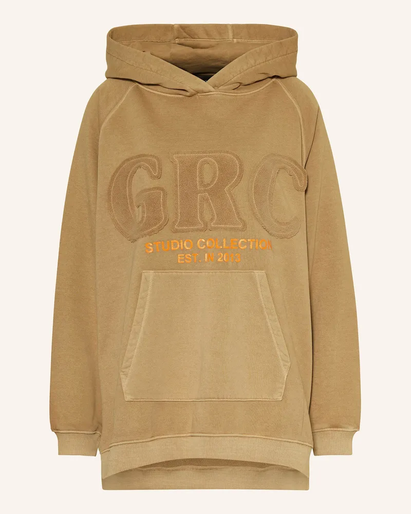 Grace Oversized-Hoodie Camel