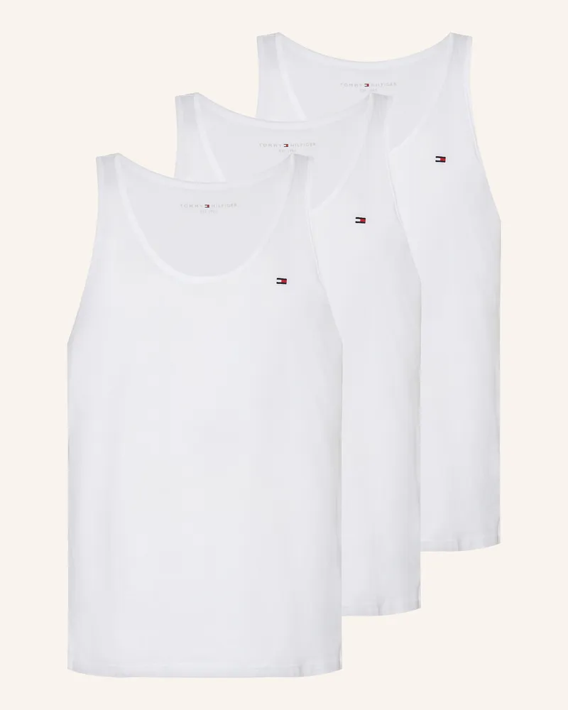 Tommy Hilfiger 3er-Pack Unterhemden SIGNATURE SOLIDS ESSENTIALS Weiss