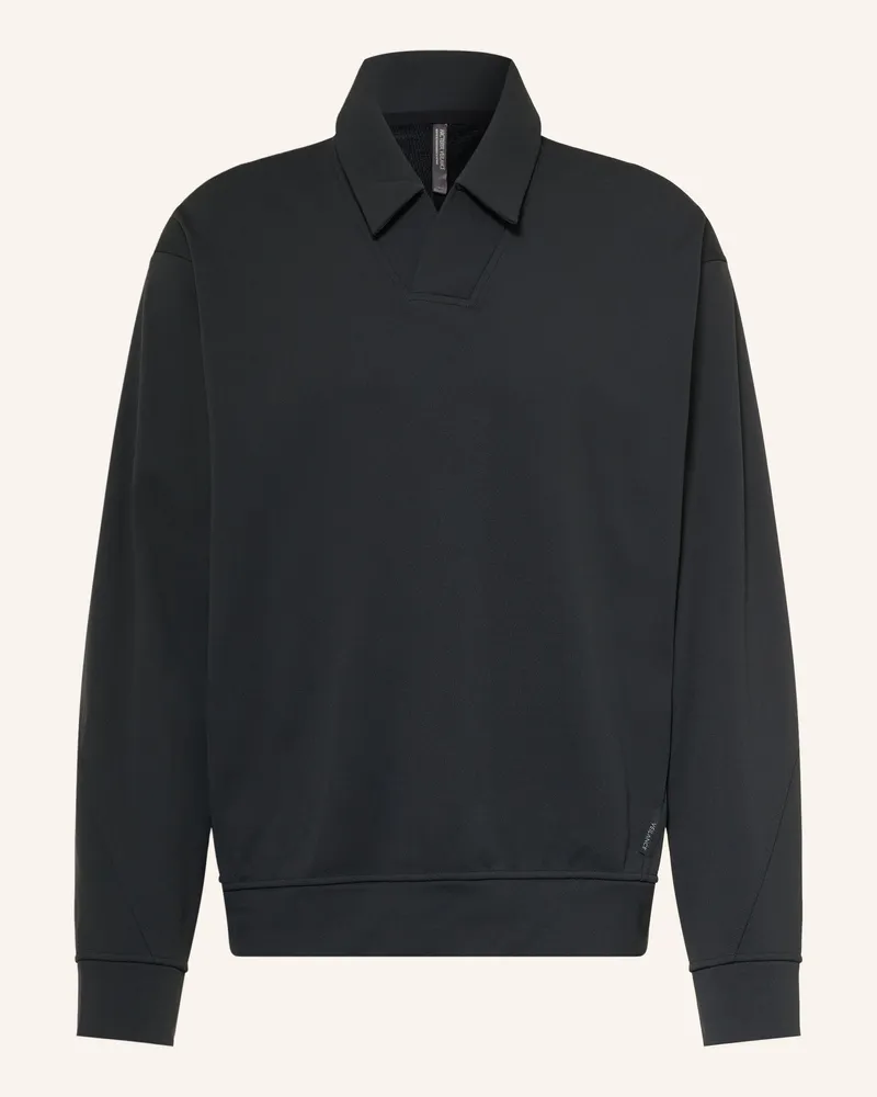 Arc'teryx Sweat-Poloshirt Consola schwarz Schwarz