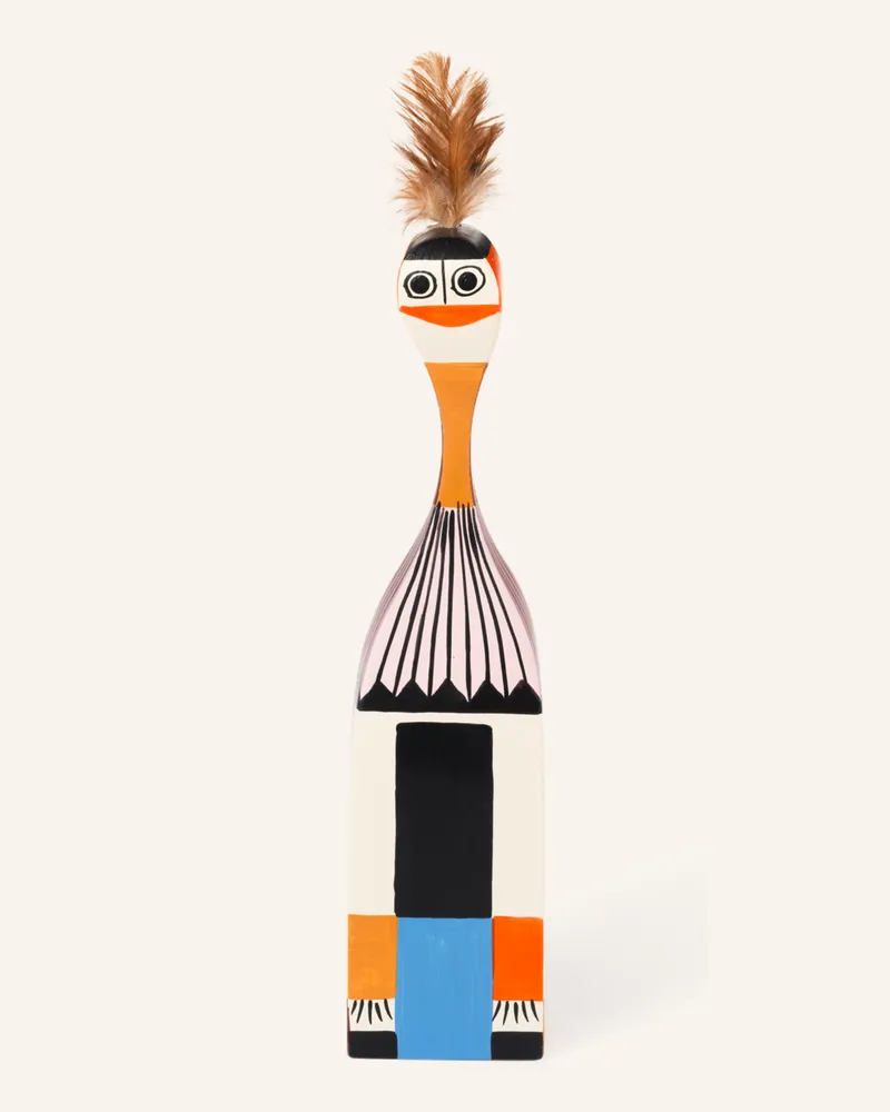 Vitra Dekofigur Wooden Doll No. 1 schwarz Orange