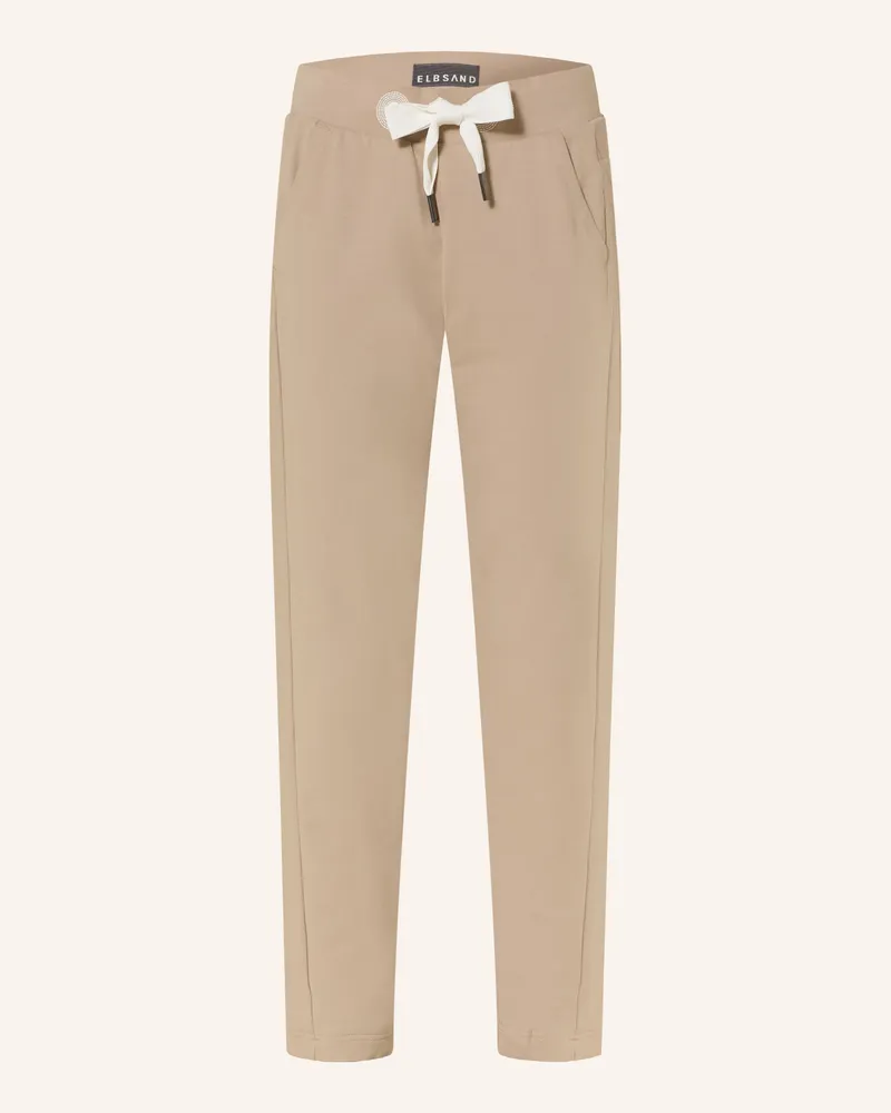 ELBSAND Sweatpants Brine beige Camel