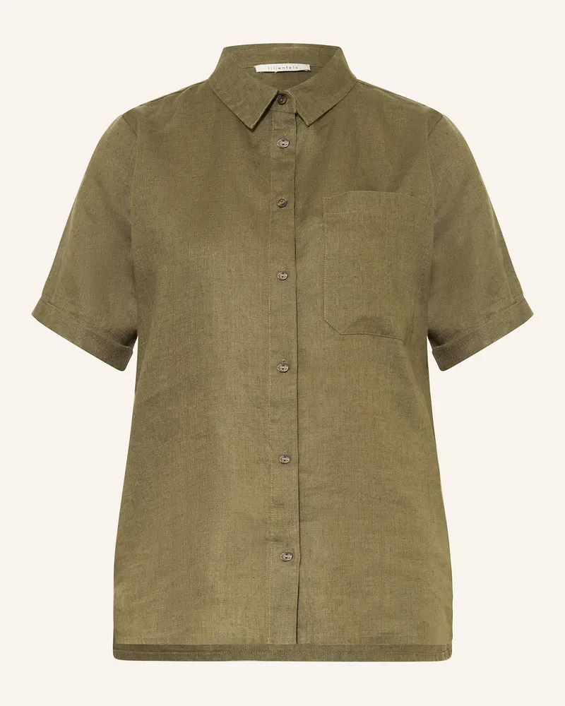 lilienfels Hemdbluse aus Leinen Khaki