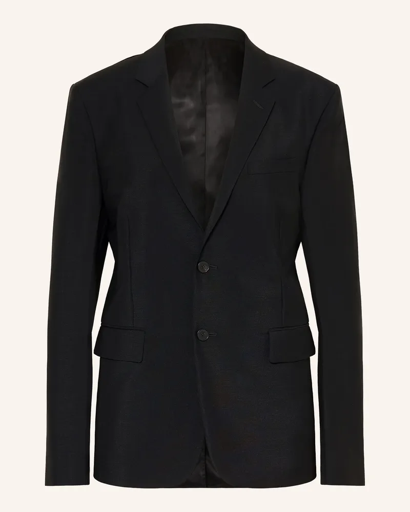 Fendi Blazer Mit Mohair schwarz Schwarz