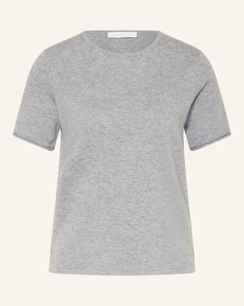 Rich&Royal Strickshirt aus Cashmere Grau