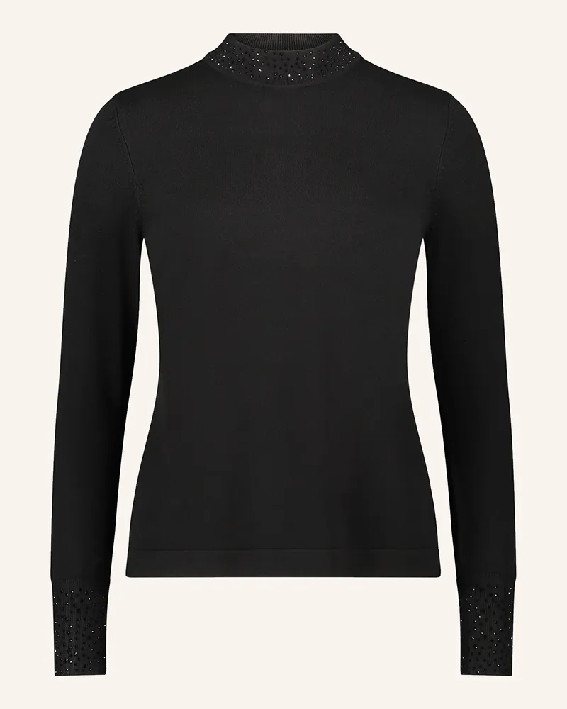 Betty Barclay Pullover Mit Schmucksteinen schwarz Schwarz