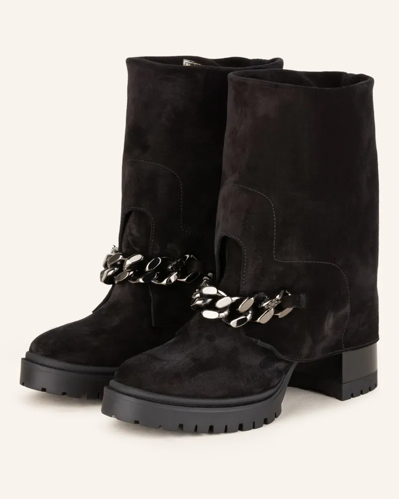 Casadei Plateau-Stiefeletten NANCY Schwarz