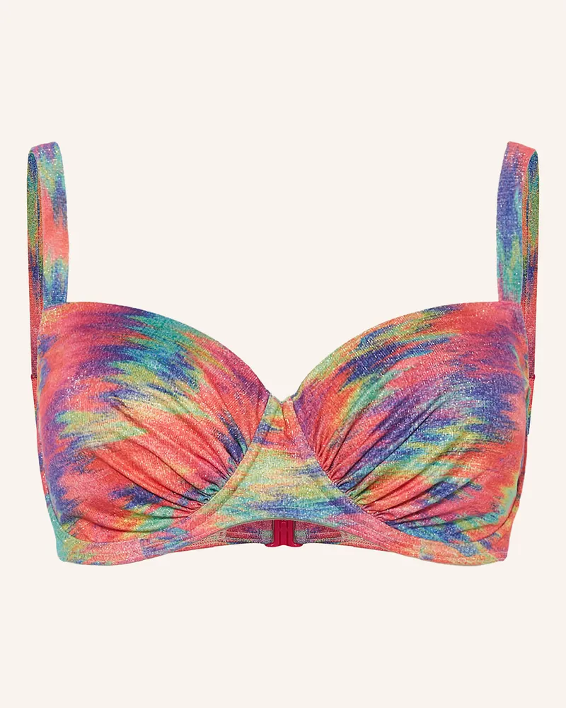 PrimaDonna Bügel-Bikini-Top CAIRO mit Glitzergarn Rot
