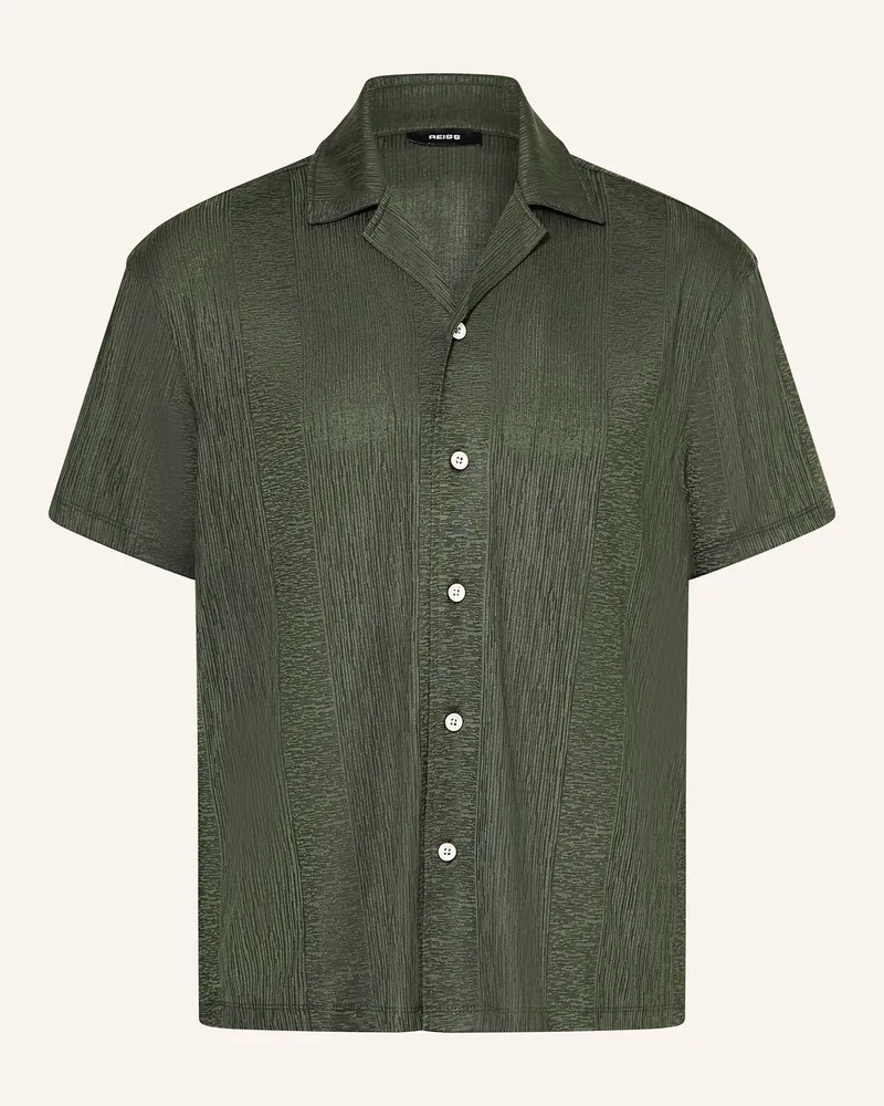 Reiss Resorthemd Ando Comfort Fit gruen Dunkelgrün