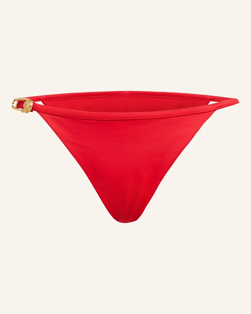 Versace Triangel-Bikini-Hose Rot