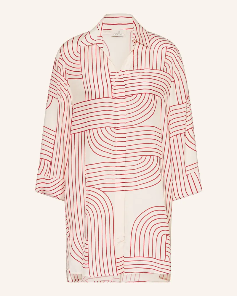 watercult Strandkleid Line Set Mit 3/4-Arm rot Creme