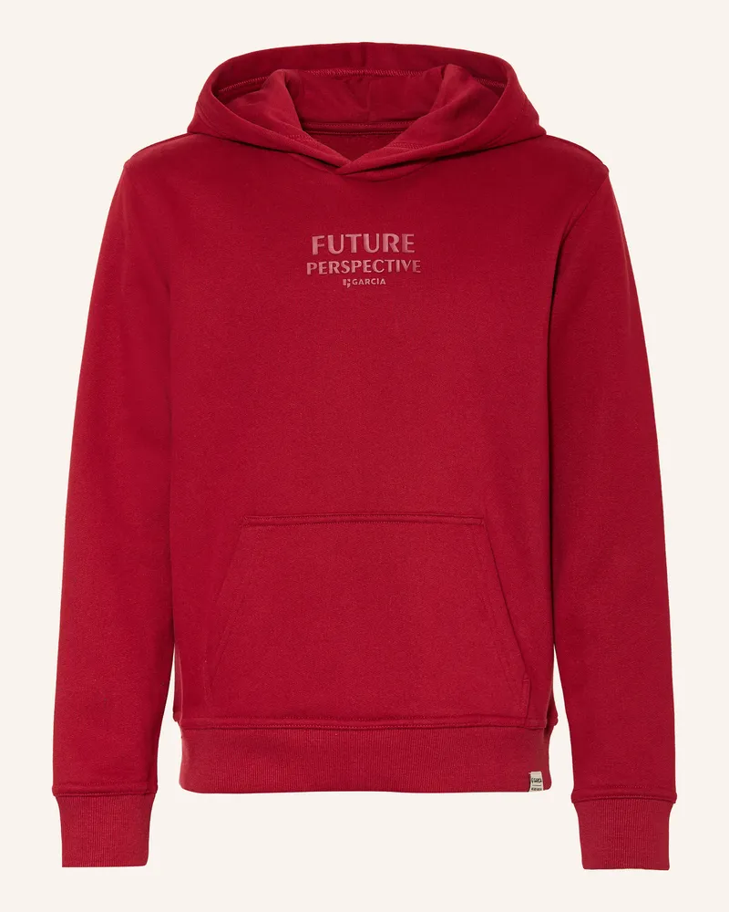 Garcia Jeanswear Hoodie rot Dunkelrot