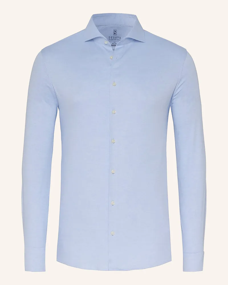 DESOTO Hemd Slim Fit blau Hellblau