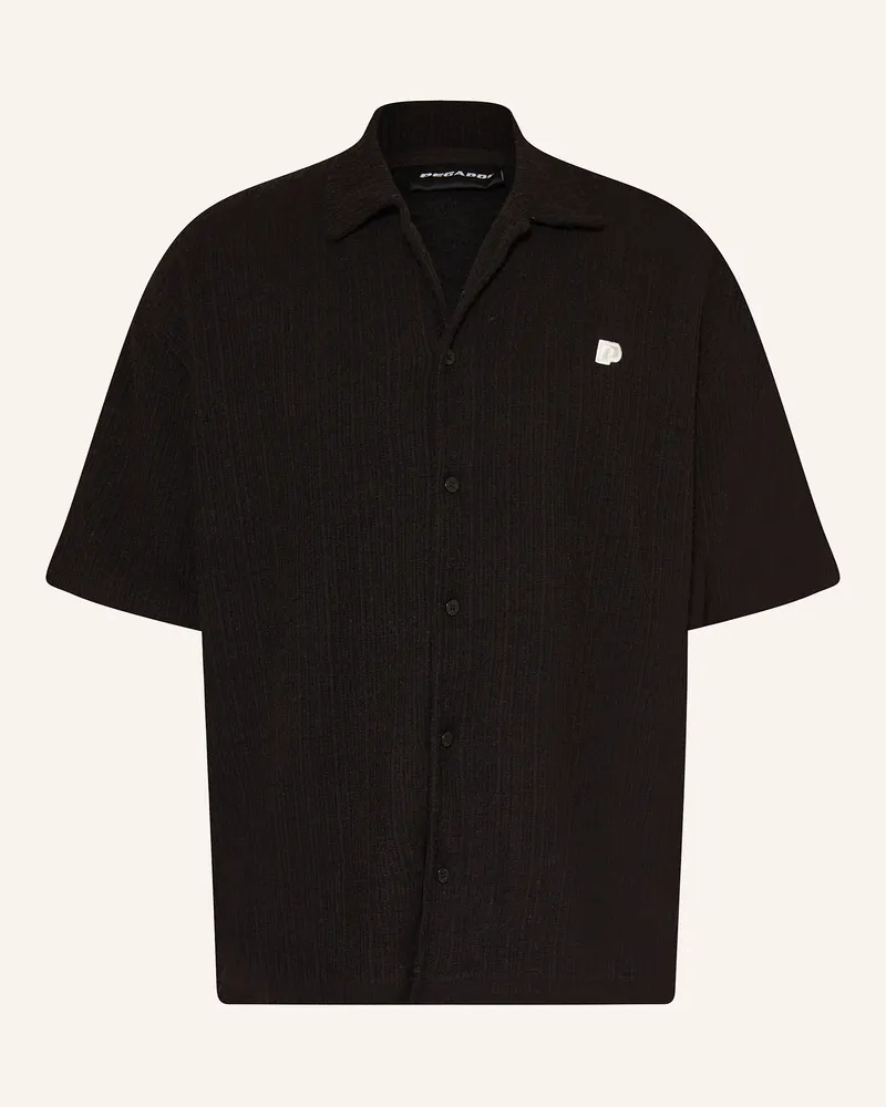 PEGADOR Resorthemd Libco Comfort Fit schwarz Schwarz