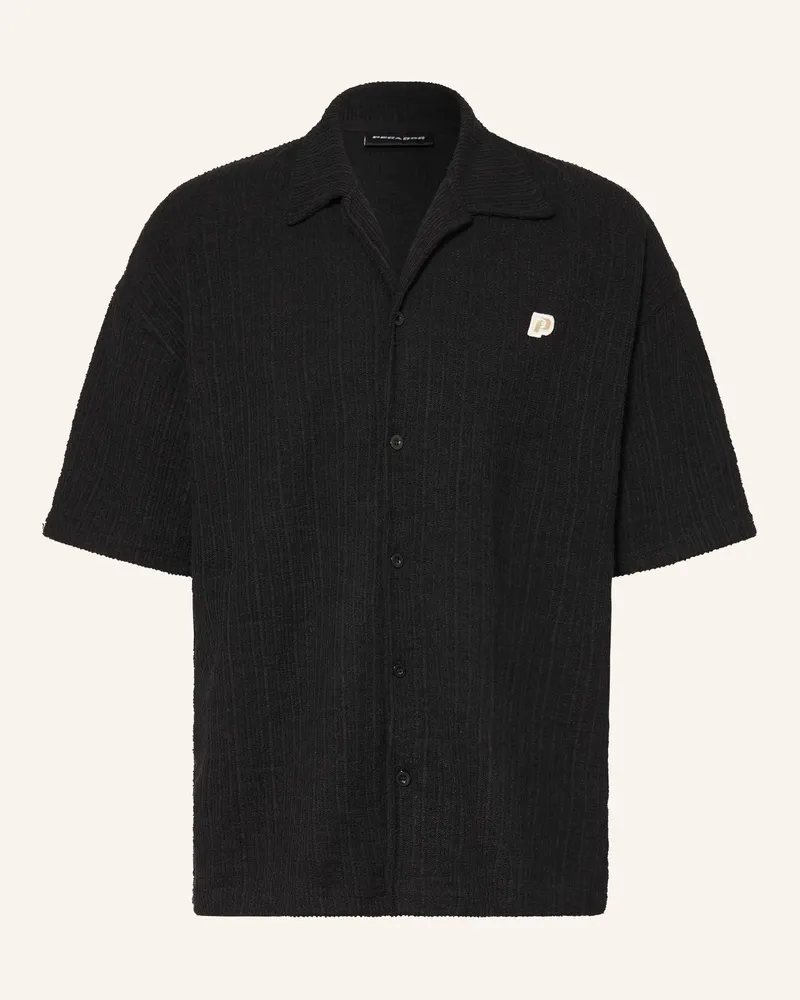 PEGADOR Resorthemd Libco Comfort Fit schwarz Schwarz