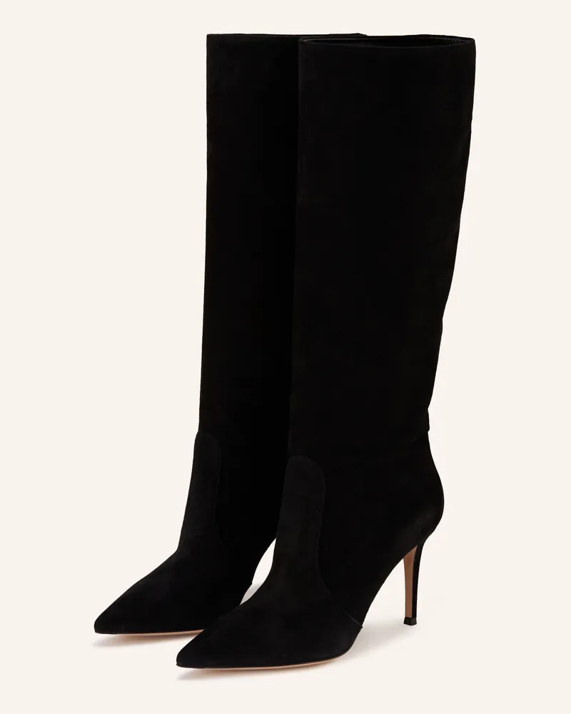 Gianvito Rossi Stiefel Hansen schwarz Schwarz