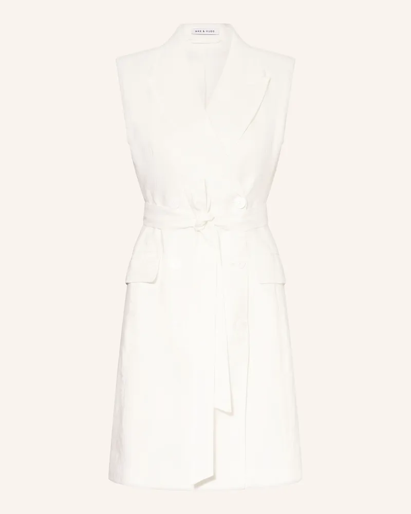 Mrs & HUGS Blazerkleid weiss Weiss